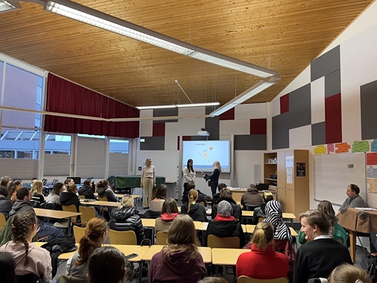 Die Schüler und Schülerinnen des Hölty Gymnasiums lernen die Typisierung kennen