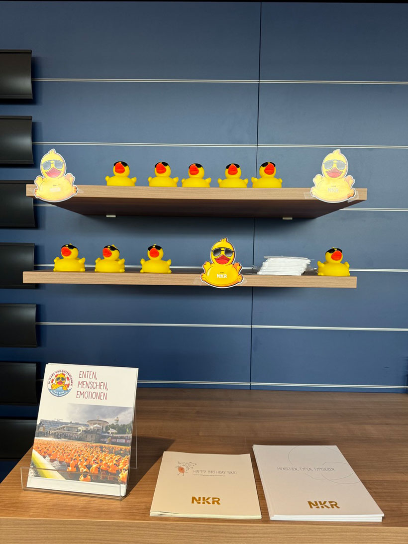 Werbemittel: "Enten, Menschen, Emotionen"