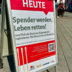 Plakat: Spender werden, Leben retten!